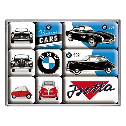 Nostalgic Art Sada magnetů BMW Vintage Car