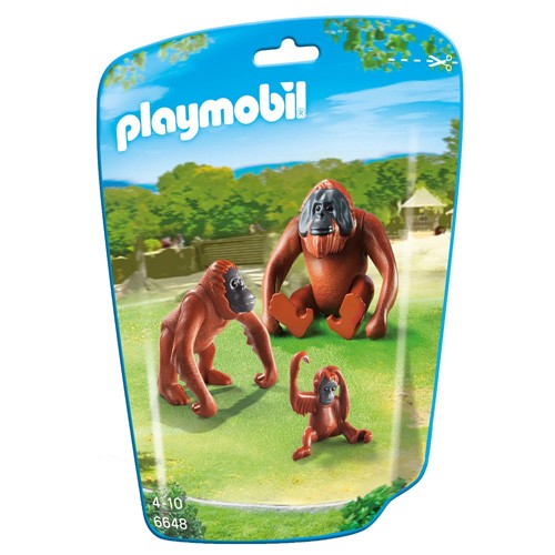Playmobil Orangutani s mládětem Playmobil 3 figurky