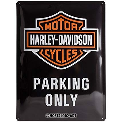 Nostalgic Art Plechová cedule Harley Davidson Parking Only