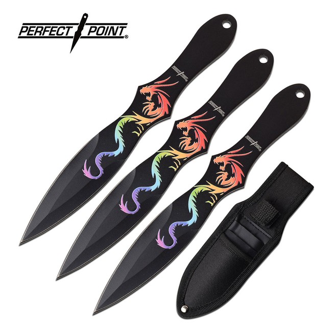Perfect Point PERFECT POINT PP-116S-3DR THROWING KNIFE SET
