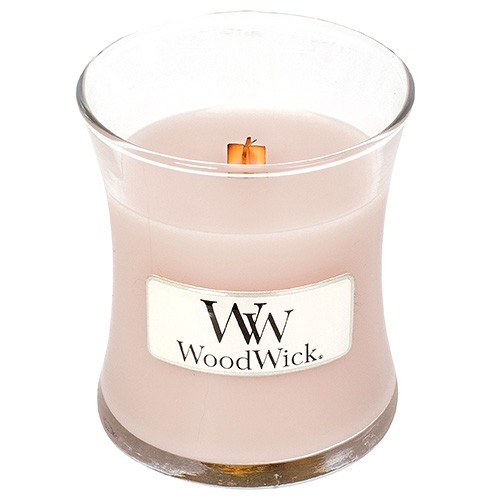 WoodWick malá svíčka Vanilla & Sea Salt