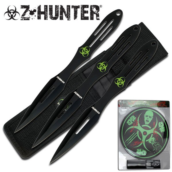 Z Hunter Z HUNTER ZB-050BK THROWING KNIFE SET 9" OVERALL