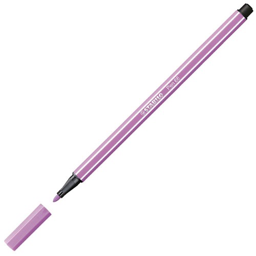 Stabilo Vláknový fix Stabilo Pen 68, 1 mm, pastelově purpurový