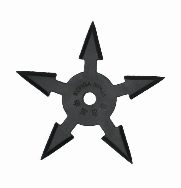 Vrhací hvězdice "Black 5" pěticípá (Chladné zbraně) + pouzdro ZDARMA