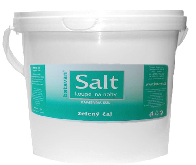 batavan ® Batavan kamenná sůl na nohy Zelený čaj 5 kg