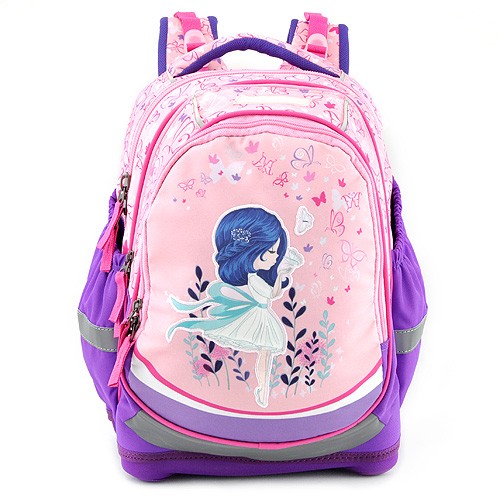 Target Školní batoh Target Květinová dívka, fialovo-růžový