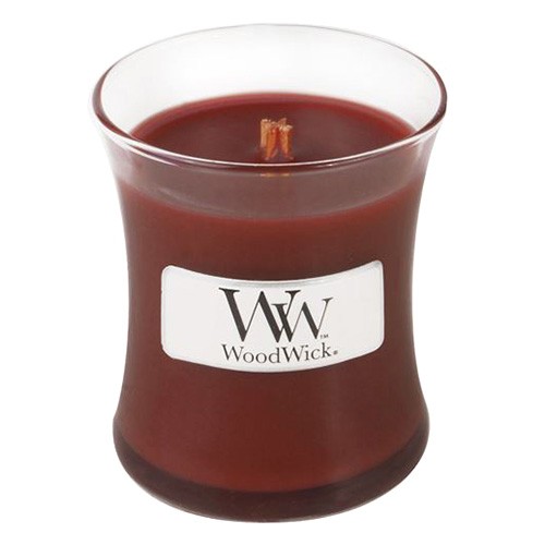 WoodWick Svíčka oválná váza Santalové dřevo, 85 g
