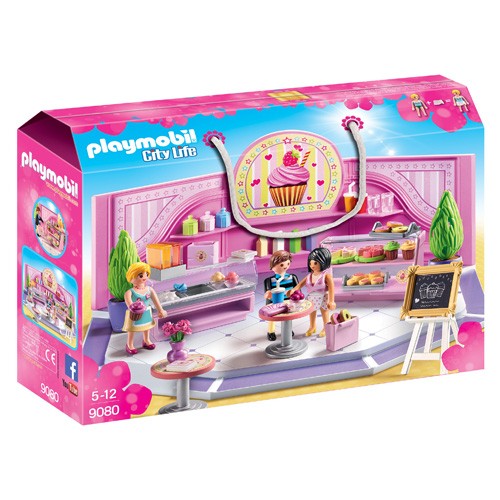 Playmobil Kavárna Cupcake Playmobil Obchodní centrum, 50 dílků