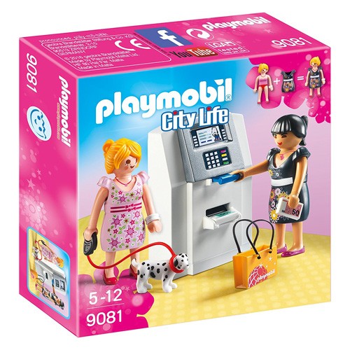 Playmobil Bankomat Playmobil Obchodní centrum, 22 dílků