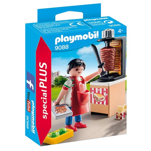 Playmobil Prodavač kebabu Playmobil Život ve městě, 15 dílků