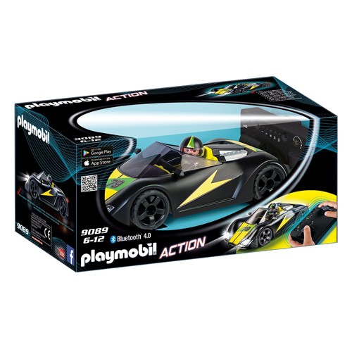 Playmobil RC Turbo Racer Playmobil Svět motorů, černé