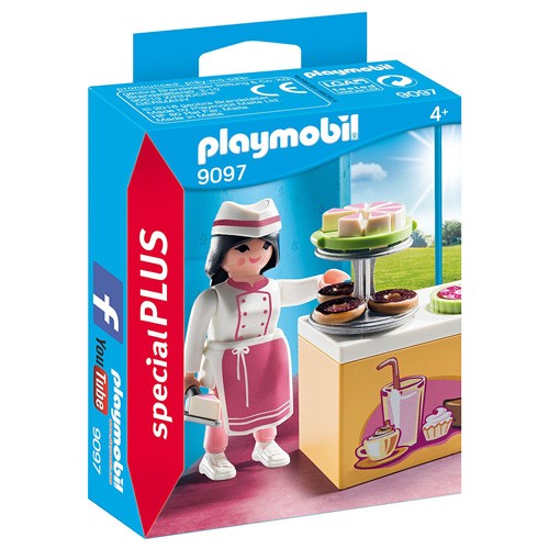 Playmobil Cukrářka s kuchyňkou Playmobil Život ve městě, 15 dílků