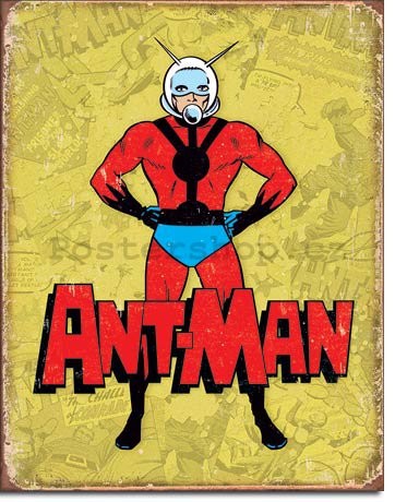 Nostalgic Art Plechová cedule - Ant-Man (Retro)
