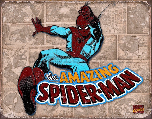 Nostalgic Art Plechová cedule - The Amazing Spiderman (2)