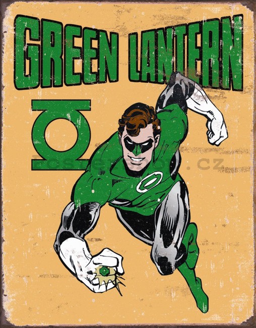 Nostalgic Art Plechová cedule - Green Lantern (Retro)