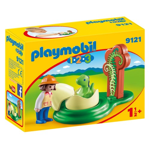Playmobil Dinosauří vejce Playmobil 1.2.3, 6 dílků