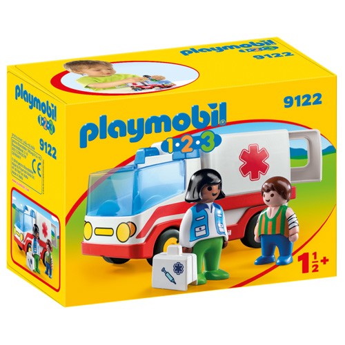 Playmobil Záchranka Playmobil 1.2.3, 10 dílků