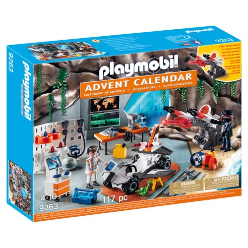 Playmobil Adventní kalendář Playmobil Top Agenti - dílna, 117 dílků