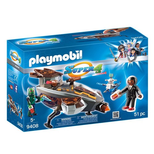 Playmobil Vesmírná loď Sykroňanů a Gene Playmobil Super 4, 51 dílků
