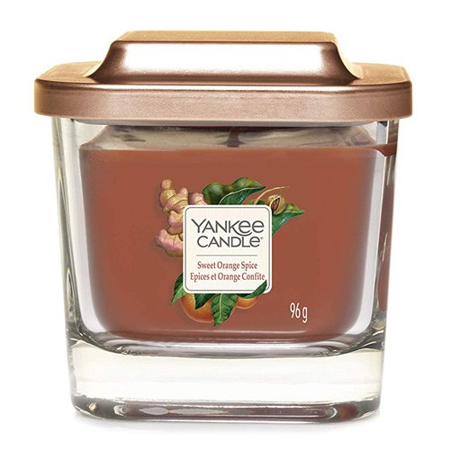 Yankee candle Svíčka ve skleněné váze Sladký pomeranč a koření, 96 g