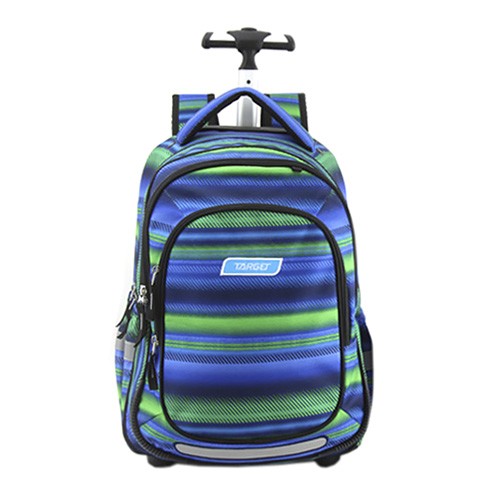 Target Školní batoh Trolley Target Zeleno-modrý se vzorem