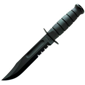 Ka-Bar Nůž Ka-Bar Black Fighting Knife 7 in Serrated