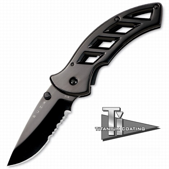 Buck Nůž Buck Parallex 2.8, Black Titanium