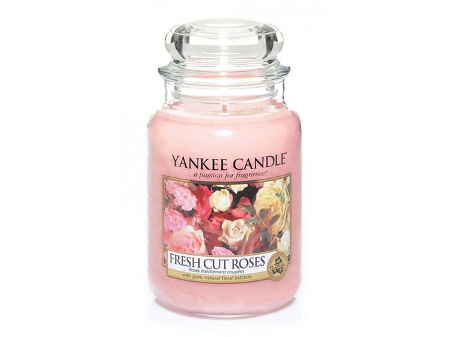 Yankee candle Fresh Cut Roses 623 g Čerstvě nařezané růže