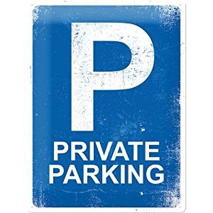 Nostalgic Art Plechová cedule - Private Parking