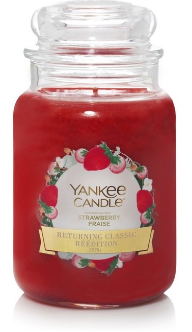 Yankee candle Strawberry Fraise Returning 623 g