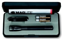 Mag-Lite Svítilna Maglite AAA černá + nůž Victorinox