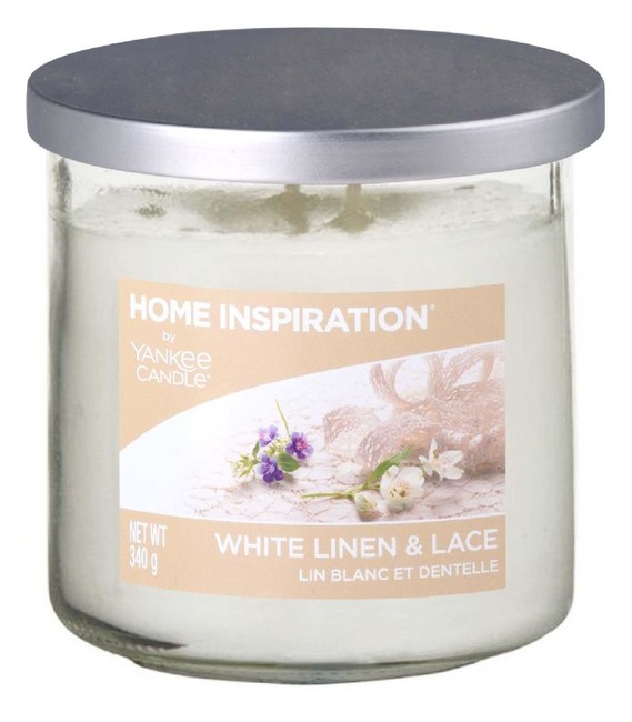 Yankee candle White Linen & Lace YC.HI tumbler 2 knoty,340g Highlife.cz